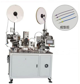 Zwei Side Cut-Streifen Crimpmaschine vollautomatisch mit einer Seite Dicht ACM-62312